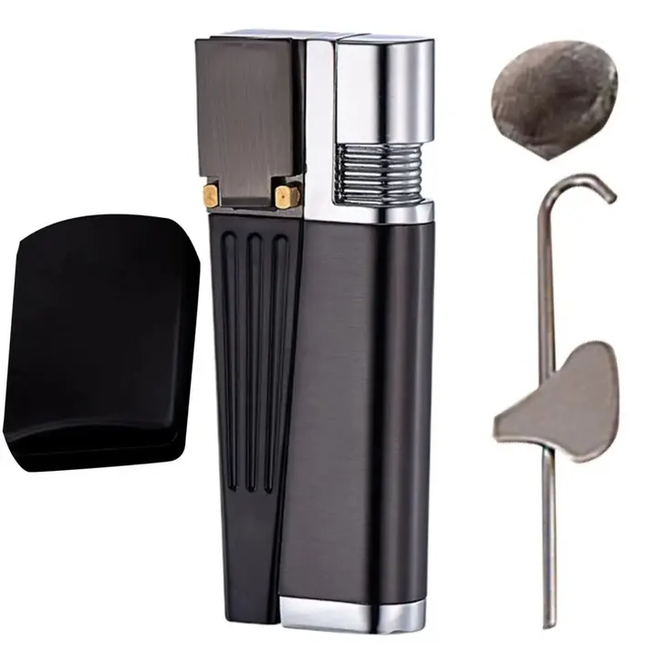 Isqueiro recarregavel Pipe Puff acabamento e detalhes do produto