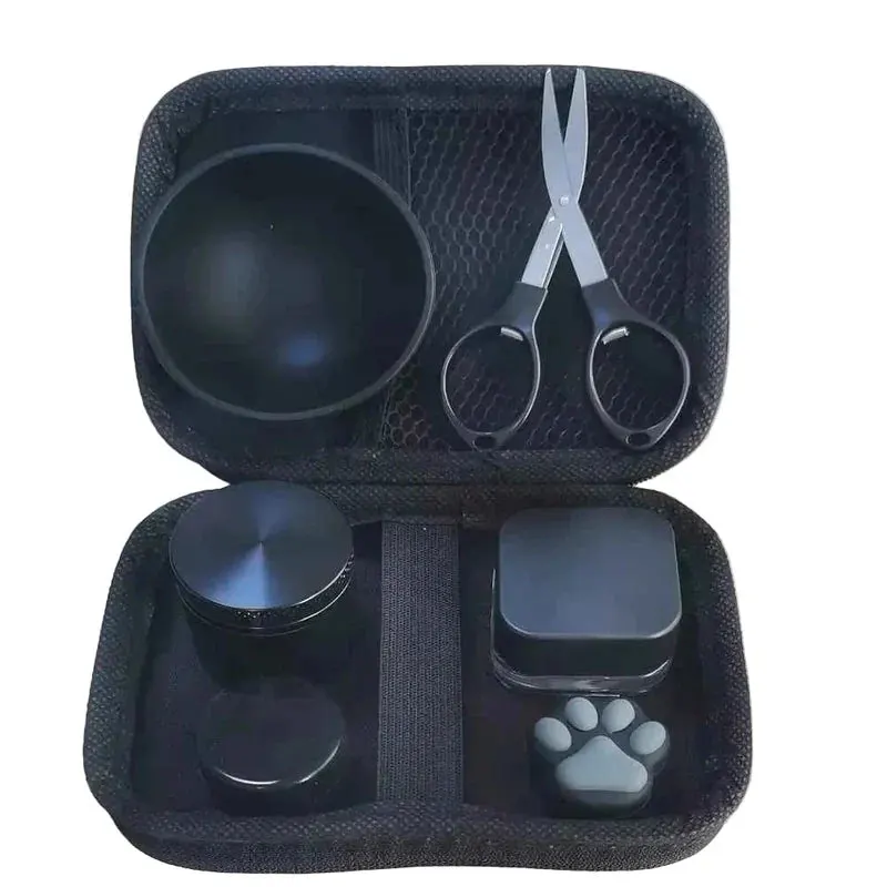 Kit Puff Onix All Black com Case Carbon