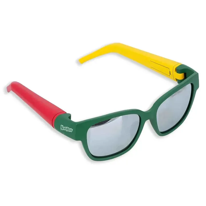 Oculos Puff Safe Rasta II com visual rasta colorido