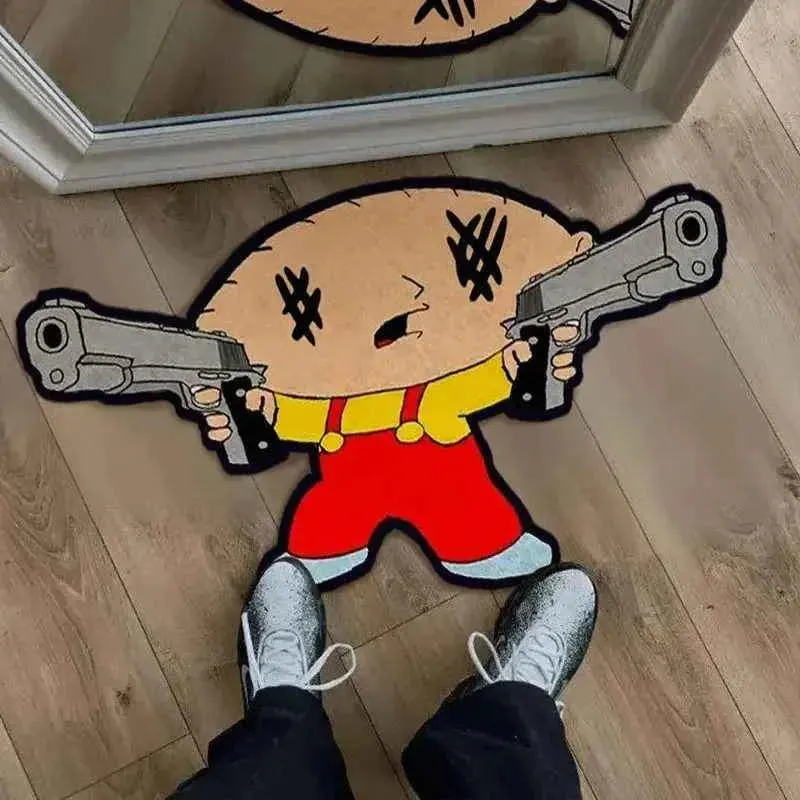 Tapete Cartoon Gangster | Personagem Armado