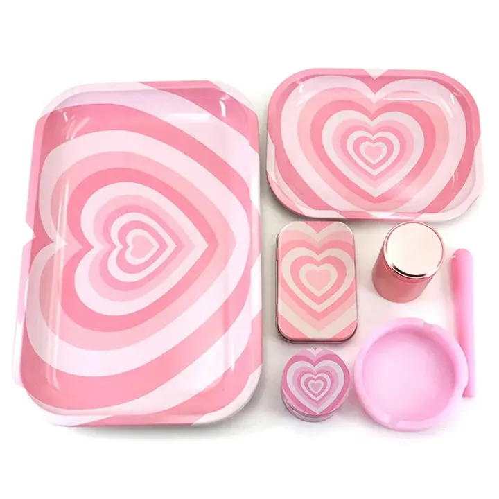 Kit Puff completo com bandeja cinzeiro dichavador e case