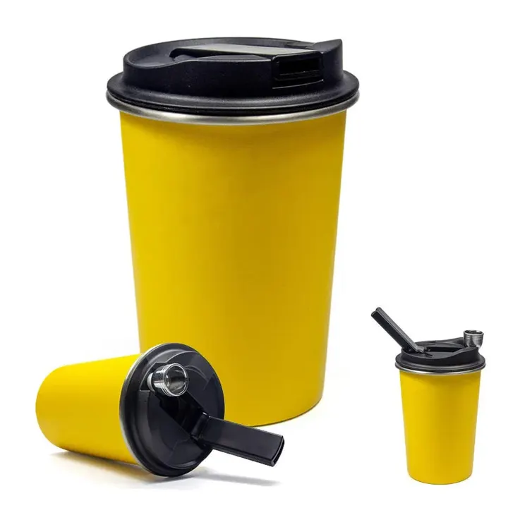 Copo Bong Puff em aco inox para narguile