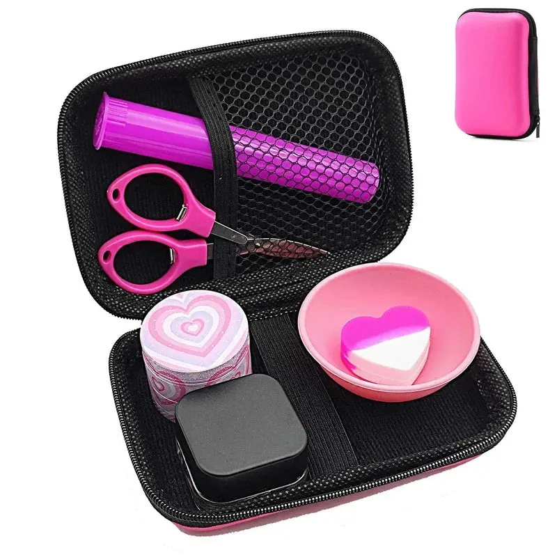 Kit Puff Lovely Completo com Case Pink