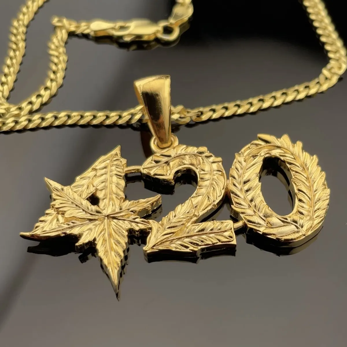 Pingente 420 Leafy