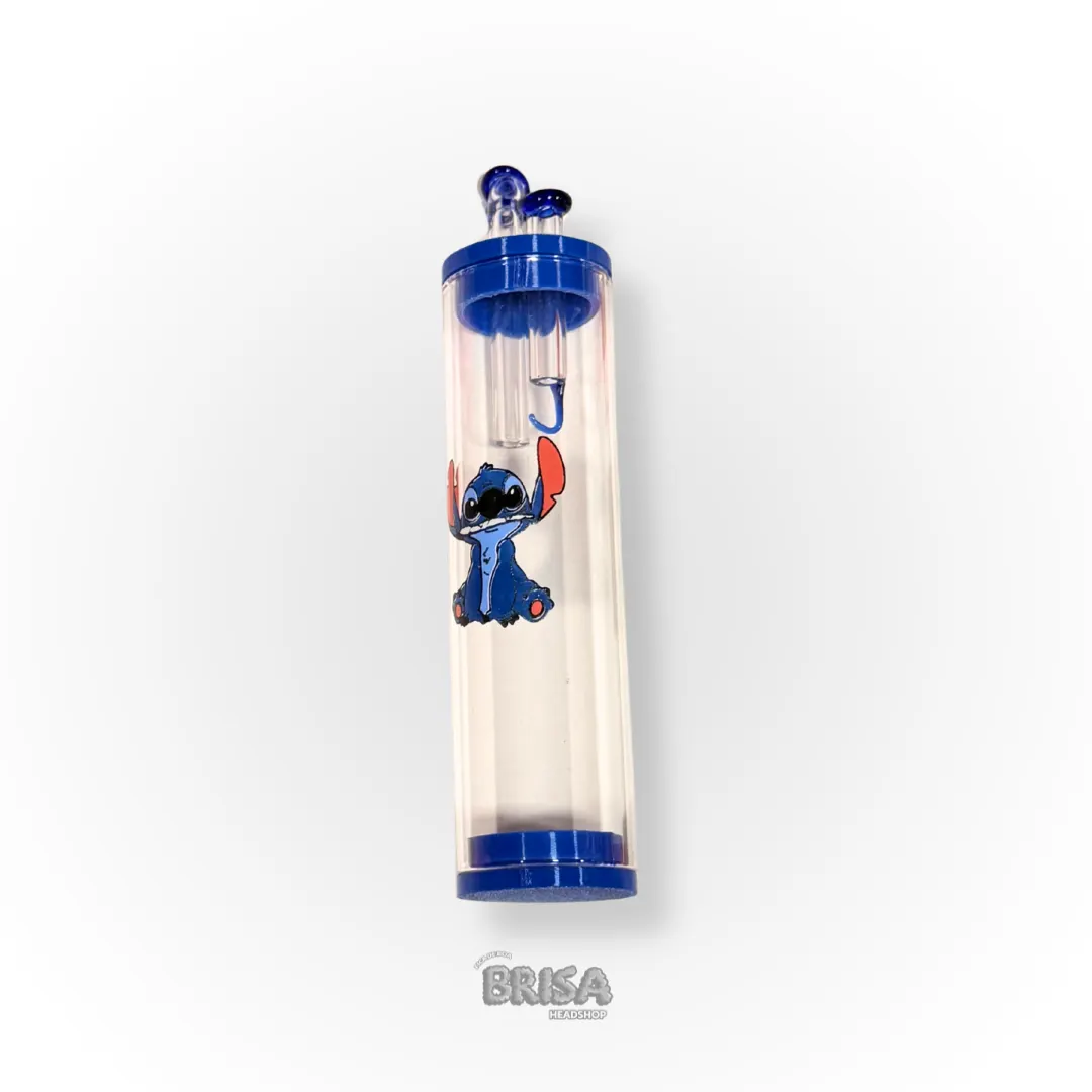 Bong de Hash de Vidro - Stitch