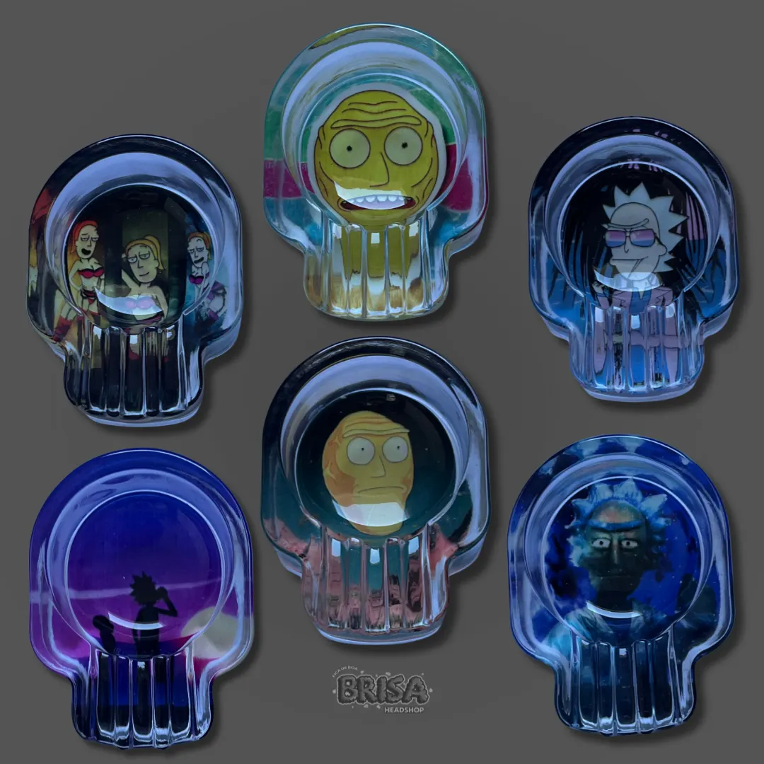 Cinzeiro de Vidro Rick e Morty
