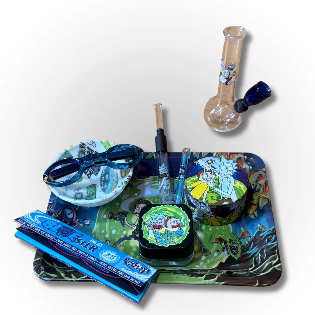 Kit Bandeja + Bong - Rick & Morty