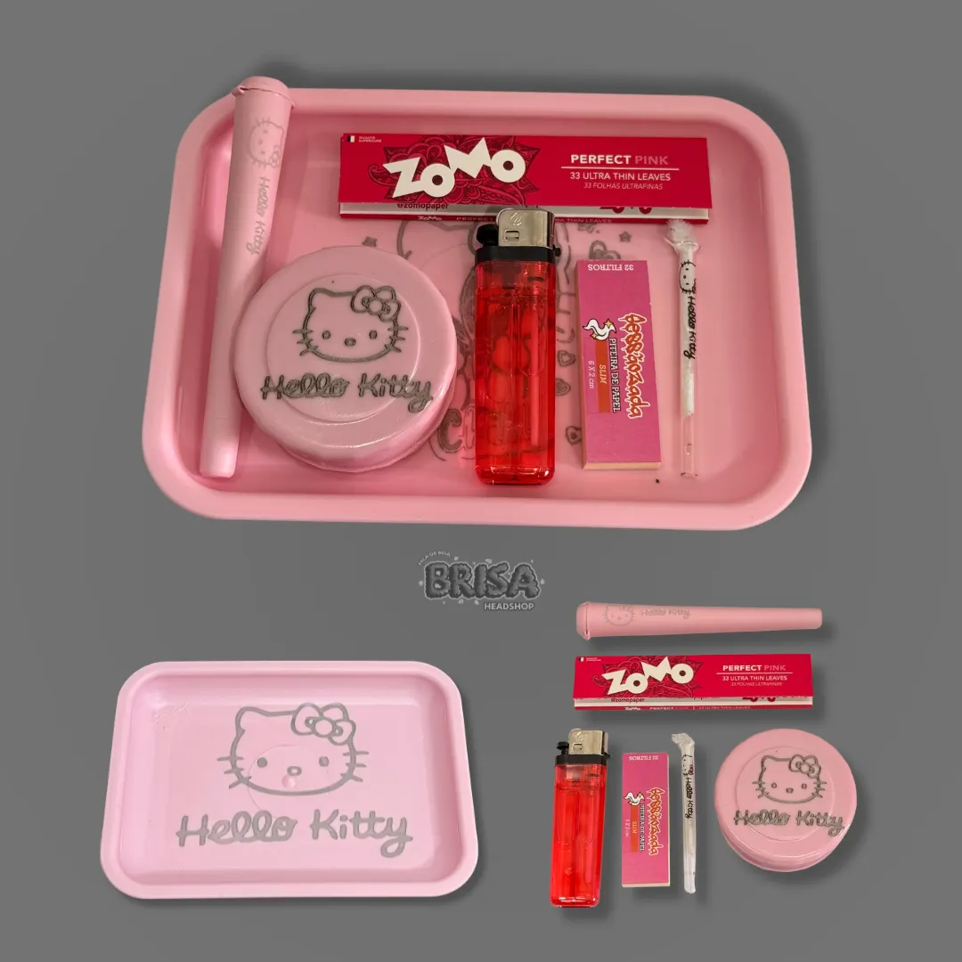 Kit Bandeja Hello Kitty com Dichavador Temático