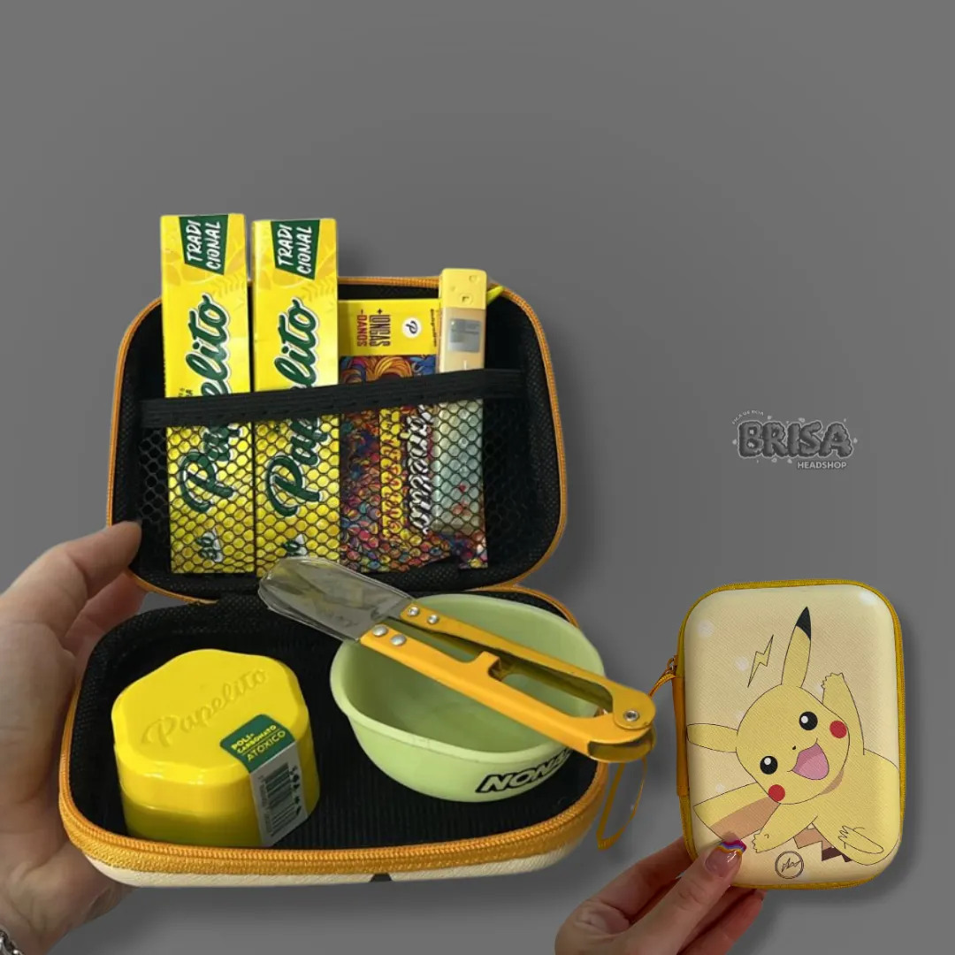 Kit Case Pikachu - Amarelo