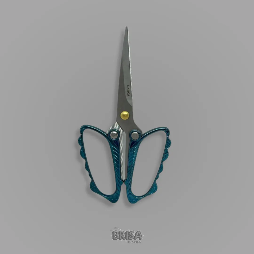 Tesoura de Metal Na Boa - Azul Metalizado