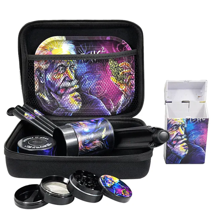 Kit Completo com Bandeja, Dichavador e Pote, função abridor de garrafa
