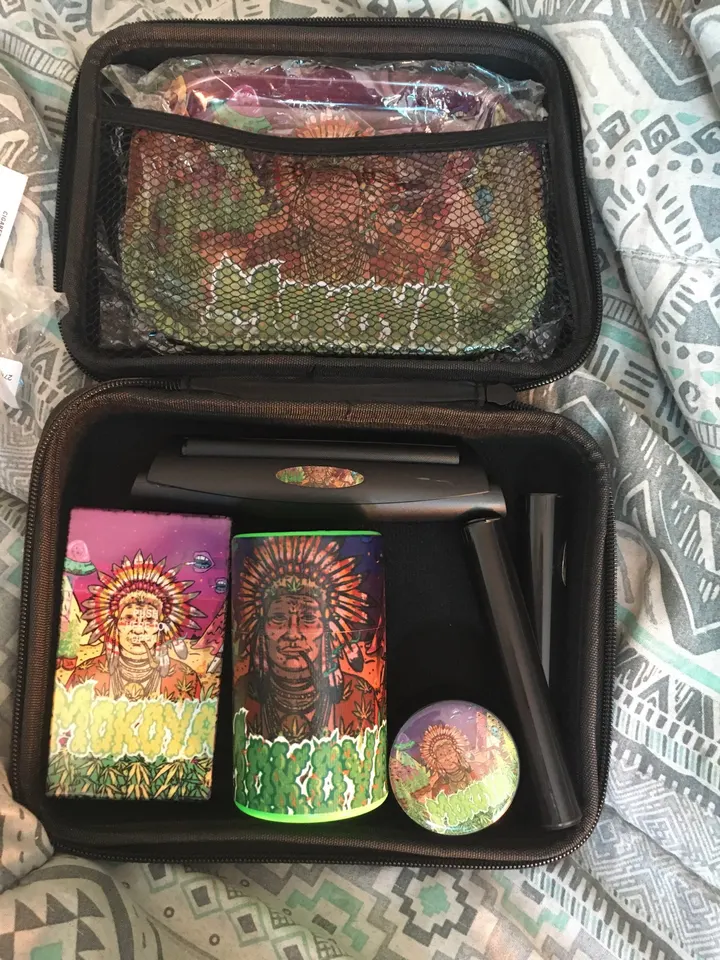 Kit Completo com Bandeja, Dichavador e Pote foto real 12