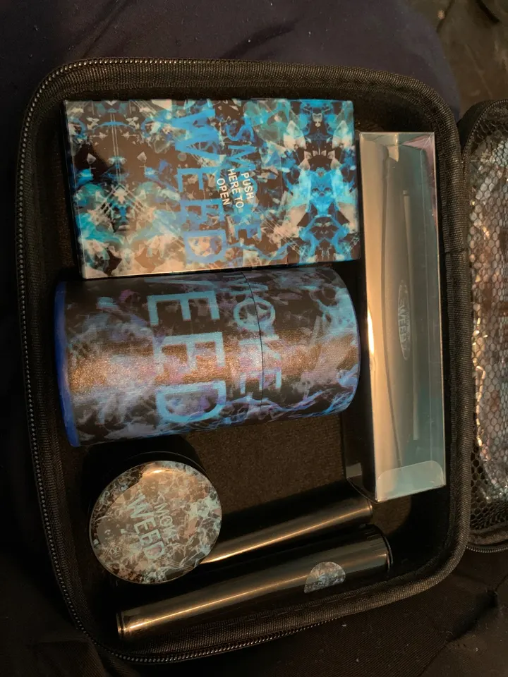 Kit Completo com Bandeja, Dichavador e Pote foto real 23
