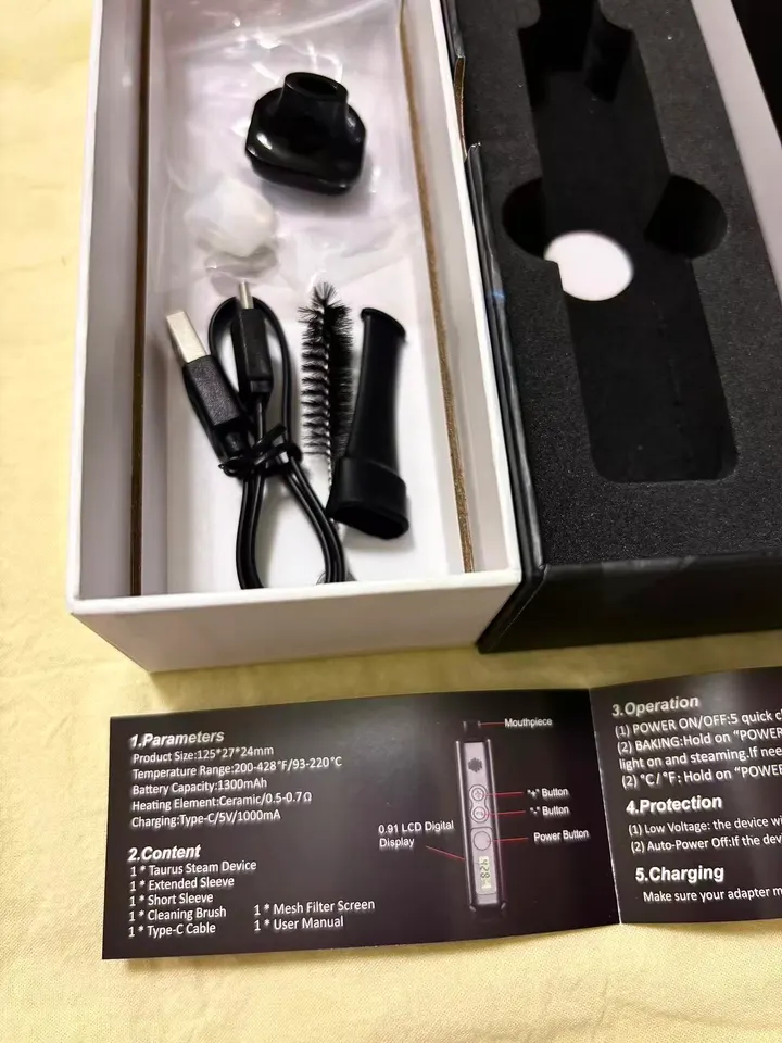 Vaporizador de Ervas Secas Taurus foto real 1